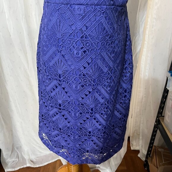 Guess Women's Lace Short Slip Dress Sz 16 in Violet - Picture 3 of 9